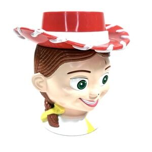 Vintage Disney Pixar Jessie Toy Story Mug w Lid Disney On Ice Cowgirl Cup